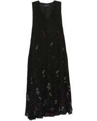 Marc Le Bihan - Robe Longue À Fleurs Brodées - Lyst