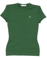 Lacoste Do You Speak ? T-shirt in Green | Lyst