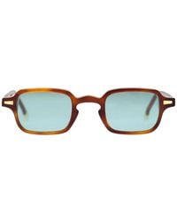 Kyme - Luigi Sonnenbrille Mit Eckigem Gestell - Lyst