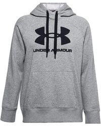 Under Armour - Logo-Detail Hoodie - Lyst