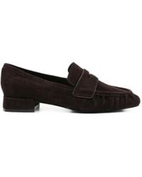 Bibi Lou - Lyra Ruched Suede Loafers - Lyst