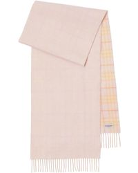 Burberry - Écharpe Réversible À Patch Logo - Lyst