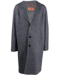 Missoni - Single-breasted Wool Coat - Lyst