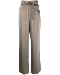 Nanushka - Sato Satin-Finish Palazzo Pants - Lyst