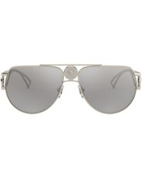 Versace - Pilotenbrille mit Medusa - Lyst