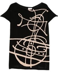 Vivienne Westwood - Graffiti Orb Sleeveless Top - Lyst