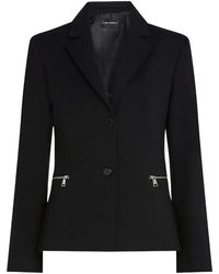 KARL LAGERFELD - Button-Up Blazer - Lyst