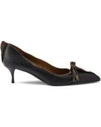 Prada - Antique Leather Pumps - Lyst