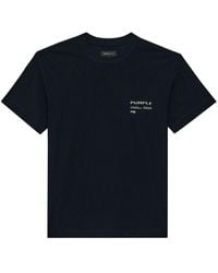 Purple Brand - T-shirt en coton à logo imprimé - Lyst