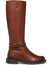Geox - 35mm Serilda buckled knee-high boots - Lyst