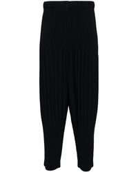 Homme Plissé Issey Miyake - Plissierte Tapered-Hose - Lyst