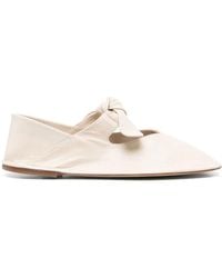Hereu - Flache Pumps Mit Knoten - Lyst