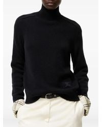 Burberry - Pull En Cachemire À Col Roulé - Lyst