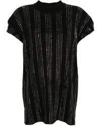 The Attico - Laurie T-Shirt With Decoration - Lyst
