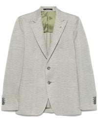 Tagliatore - Herringbone Blazer - Lyst