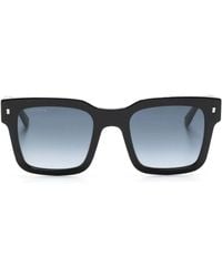 DSquared² - Logo-Plaque Square-Frame Sunglasses - Lyst