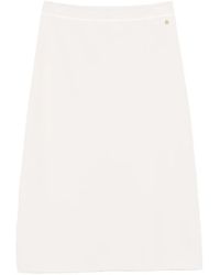 Marc Cain - Button-Detail Midi Skirt - Lyst
