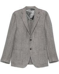 Corneliani - Herringbone-Patterned Blazer - Lyst