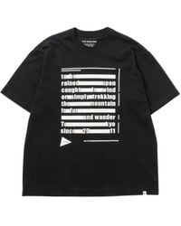 and wander - T-Shirt mit grafischem Print - Lyst