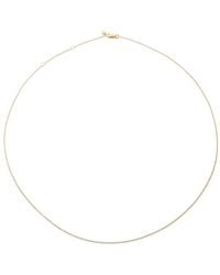 Monica Vinader - 14Kt Super Fine Chain Necklace - Lyst