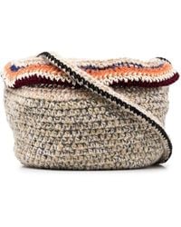 VITELLI - Chunky-knit Wool Shoulder Bag - Lyst