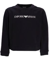 Emporio Armani - ロゴ スウェットシャツ - Lyst