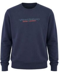DIESEL - Logo-Print Sweatshirt - Lyst