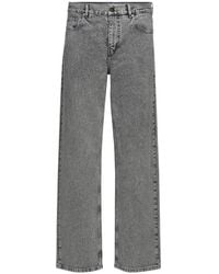 KARL LAGERFELD - Acid-Wash Relaxed-Fit Jeans - Lyst