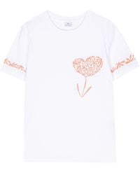 PS by Paul Smith - T-shirt à fleurs brodées - Lyst