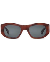 Garrett Leight - Geometric-Frame Sunglasses - Lyst