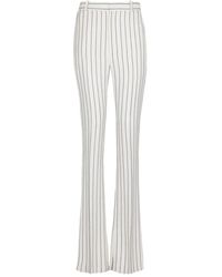 Balmain - Pantalon Droit À Fines Rayures - Lyst
