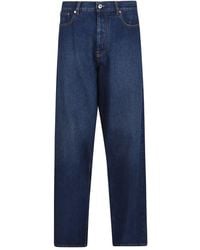 Off-White c/o Virgil Abloh - Five-Pocket Back-Patch Jeans - Lyst