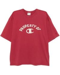 Champion - Logo-Detail Short-Sleeve T-Shirt - Lyst
