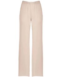 Antonelli - Elasticated-Waistband Palazzo Pants - Lyst