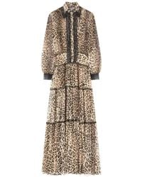 Ermanno Scervino - Leopard Print Lace Dress - Lyst