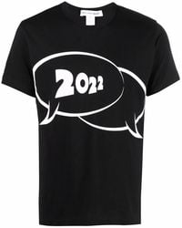 Comme des Garçons - Logo-Print Short Sleeve T-Shirt - Lyst