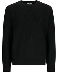PT Torino - Gerippter Pullover mit rundem Ausschnitt - Lyst