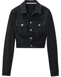 Alexander Wang - Button-Fastening Trucker Jacket - Lyst