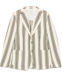 Tagliatore - Striped Blazer - Lyst