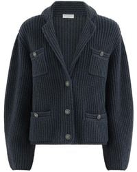 Brunello Cucinelli - Engels Geribbeld Vest Met Kasjmier Veren - Lyst