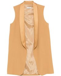 Antonelli - Shawl-Collar Sleeveless Coat - Lyst