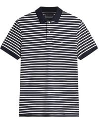 Tommy Hilfiger - Striped-Patterned Polo Shirt - Lyst