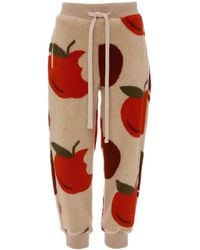 JW Anderson - Graphic-Print Tapered-Leg Track Pants - Lyst