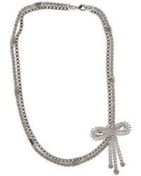 Alessandra Rich - Collier À Ornements En Cristal - Lyst