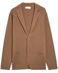 Lardini - Button-Up Cotton Cardigan - Lyst