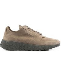 Buttero - Vinci Lace-Up Suede Sneakers - Lyst