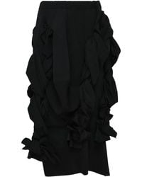 Comme des Garçons - Braided-Detail Midi Skirt - Lyst