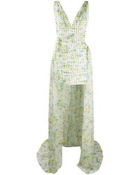 Philosophy Di Lorenzo Serafini Tule Jurk - Geel