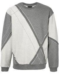 3.1 Phillip Lim Diamond Check Sweatshirt - Gray