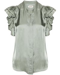Zadig & Voltaire - Tiza Ruched-Detailed Shirt - Lyst